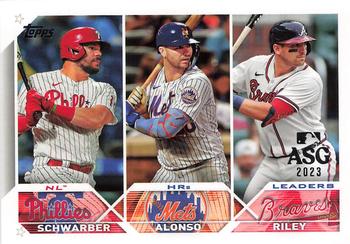 NL HRs Leaders (Kyle Schwarber / Pete Alonso / Austin Riley)