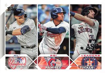 AL RBI Leaders (Aaron Judge / José Ramírez / Kyle Tucker)