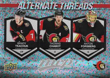Thomas Chabot / Anton Forsberg / Brady Tkachuk 
