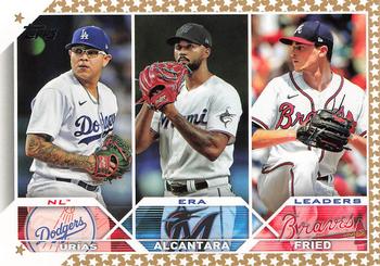 NL ERA Leaders (Julio Urías / Sandy Alcantara / Max Fried)