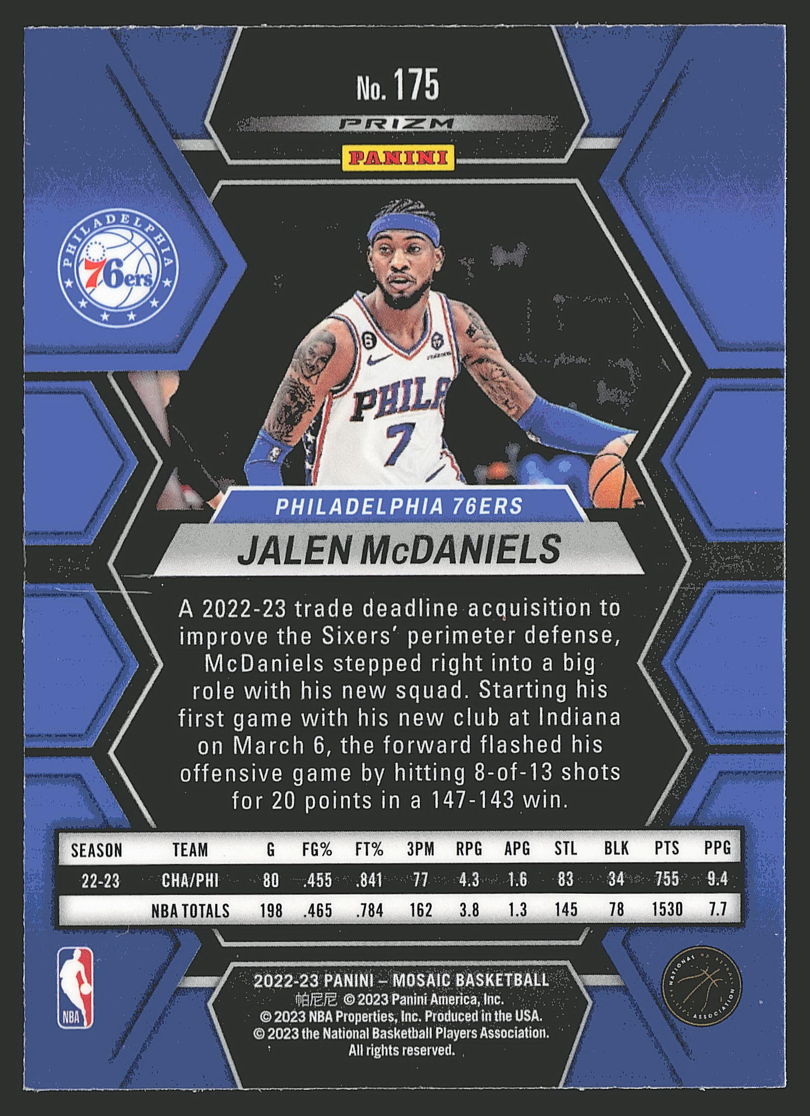 Card back