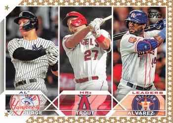 AL HRs Leaders (Aaron Judge / Mike Trout / Yordan Alvarez)