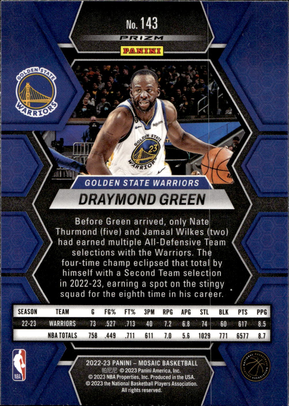 Card back