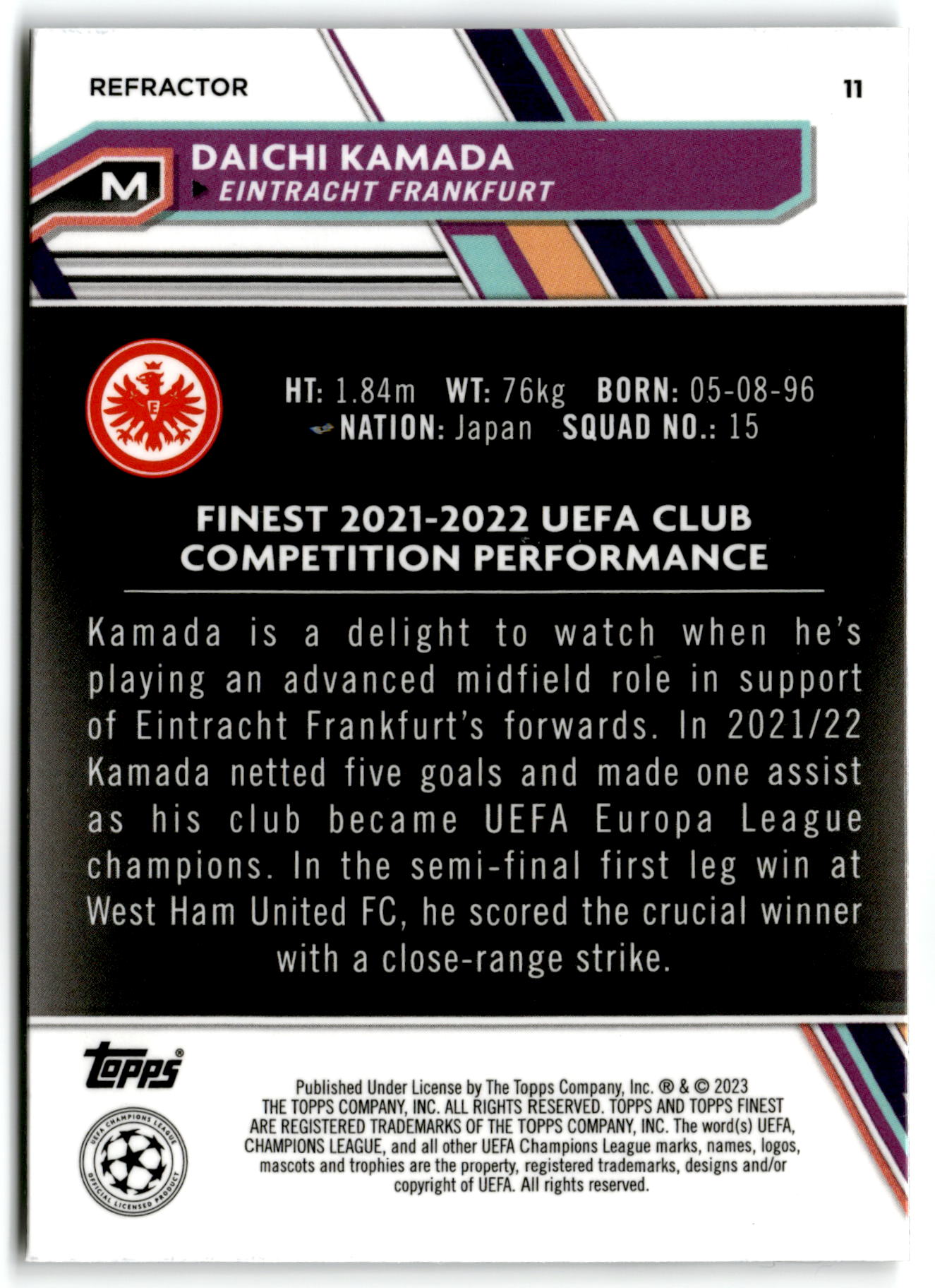 Card back
