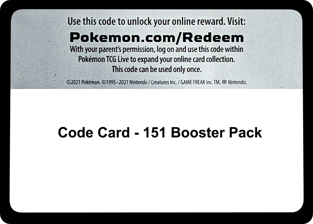 Code Card 151 Booster Pack
