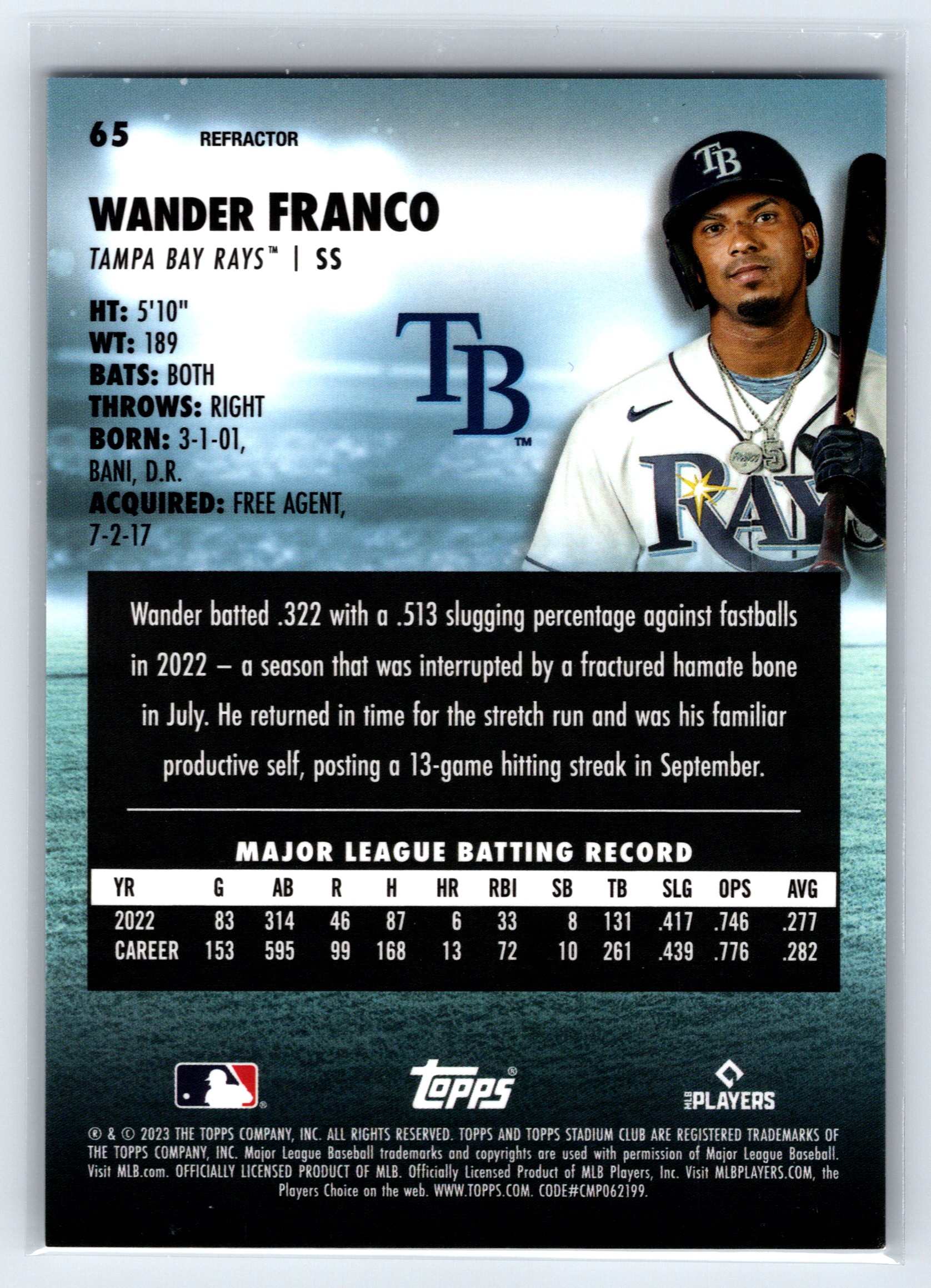 Card back