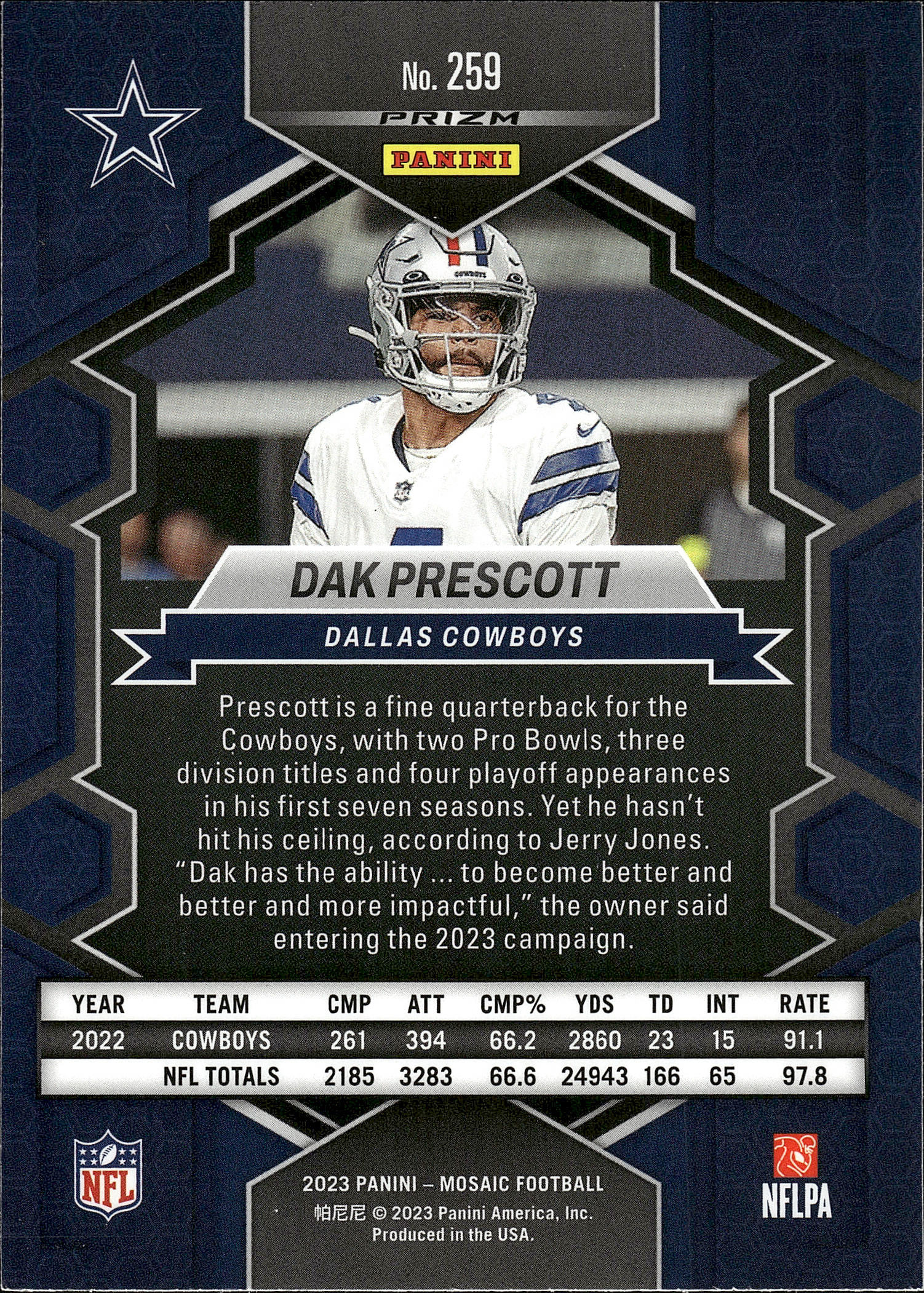 Card back