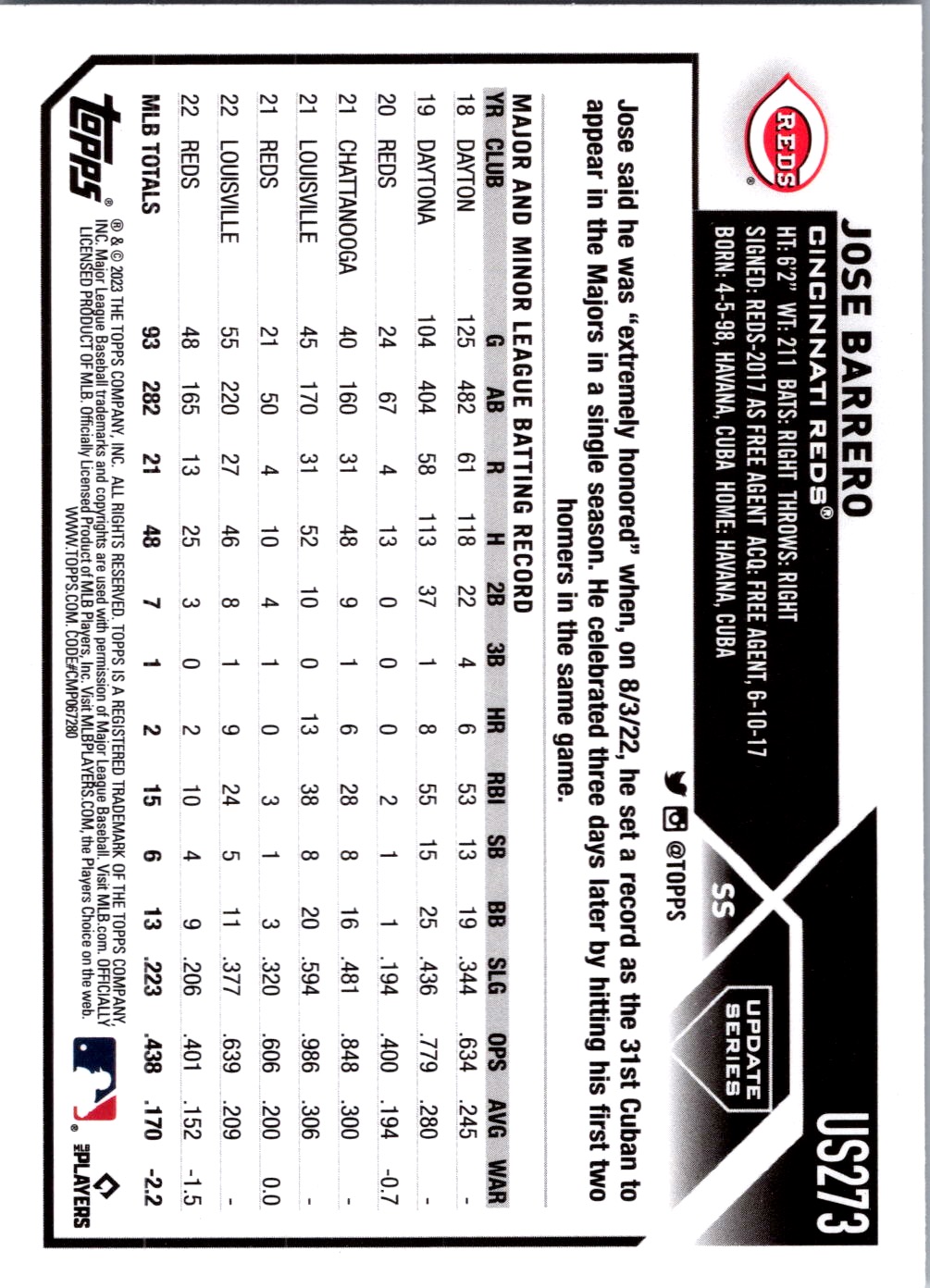 Card back