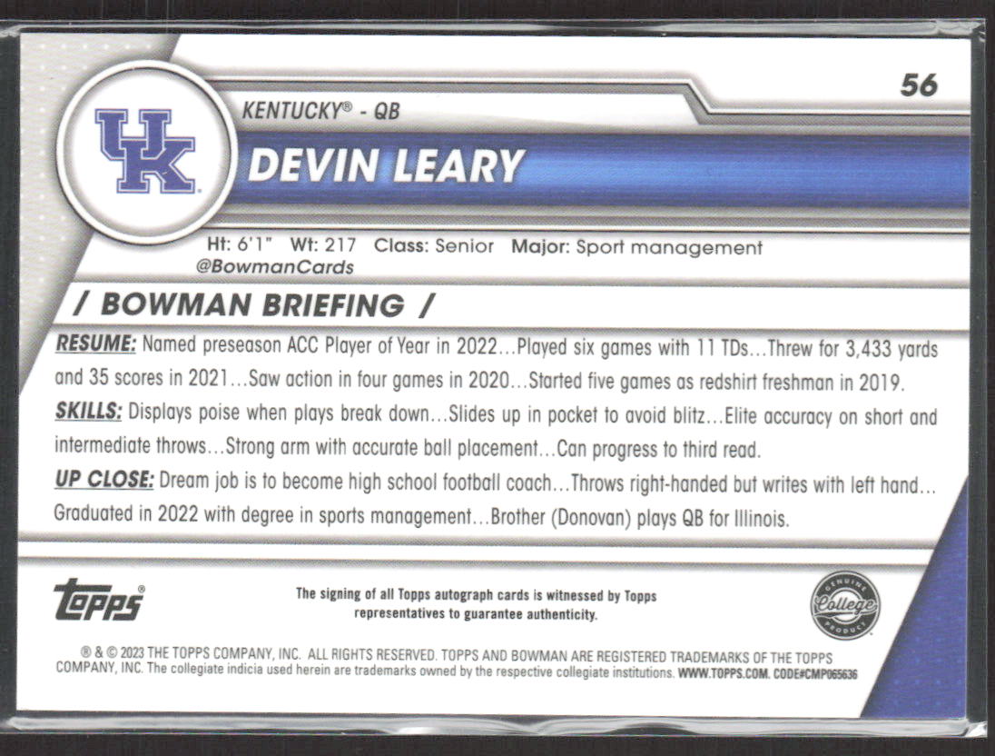 Card back