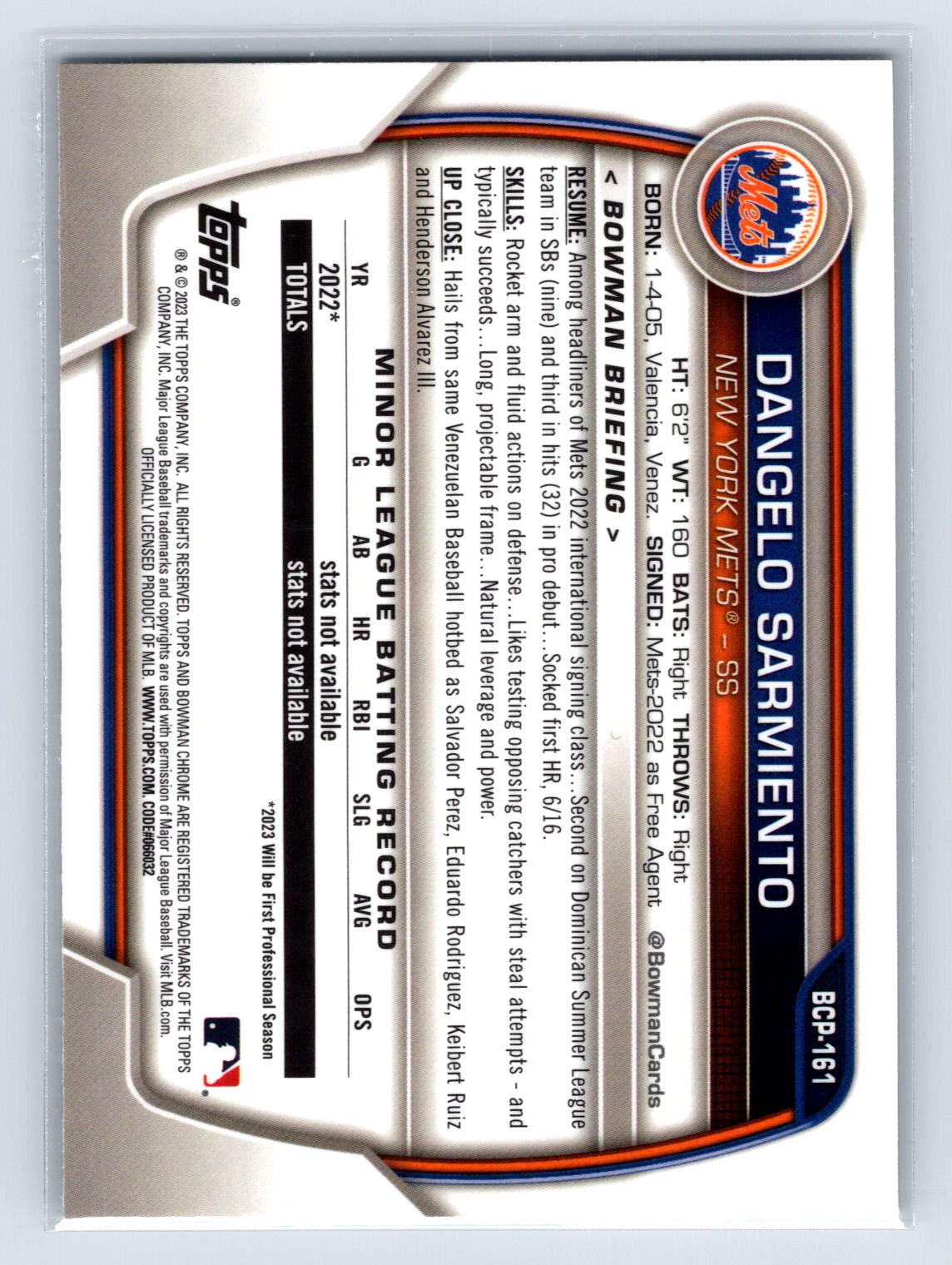 Card back