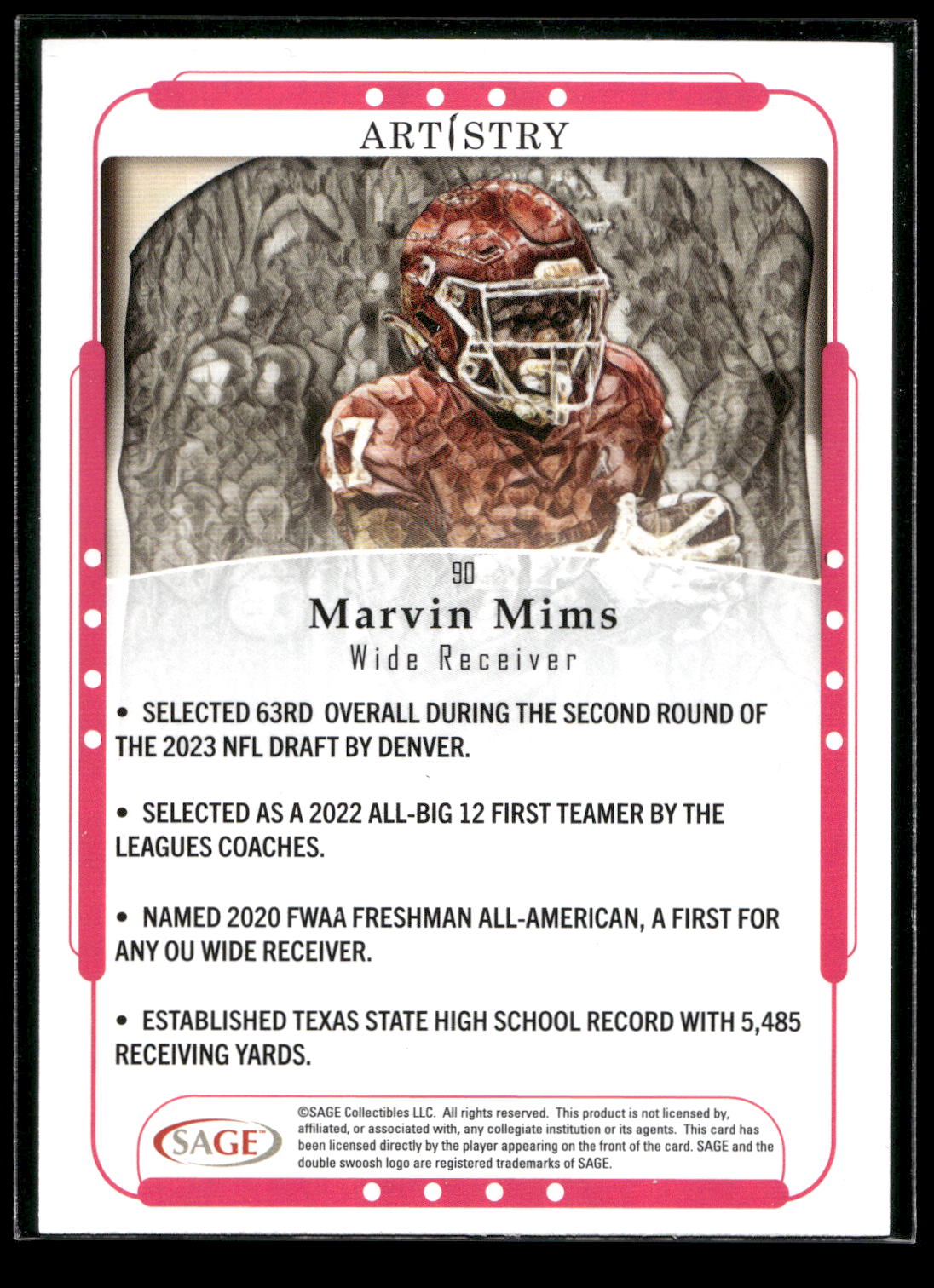 Card back
