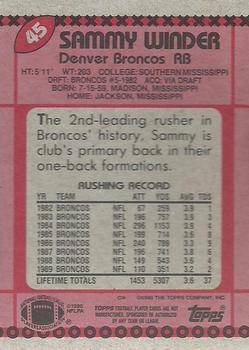 Card back