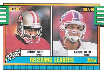 1989 Receiving Leaders (Jerry Rice / Andre Reed)