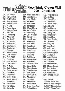 Checklist: 205-300 and Inserts