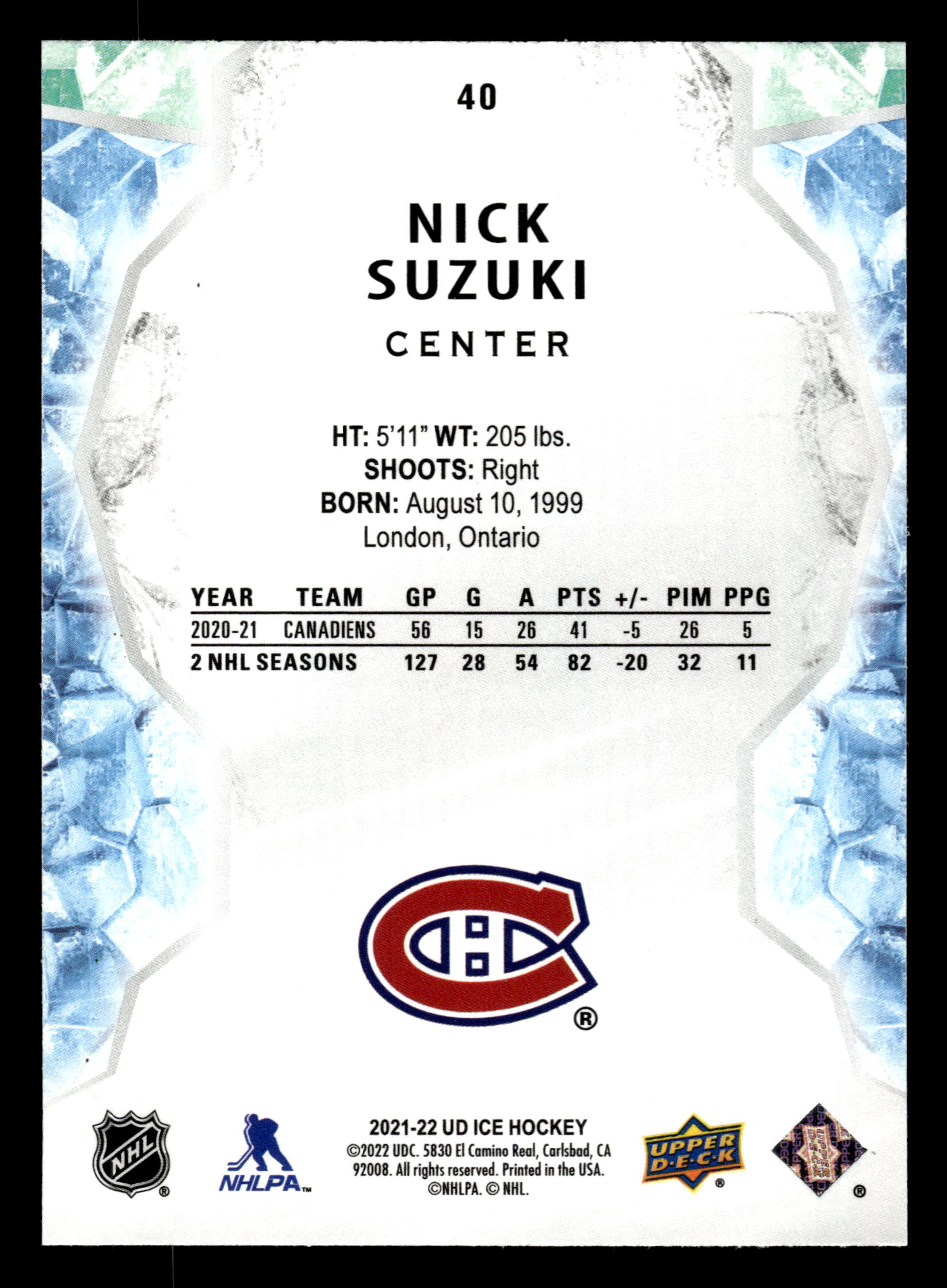 Card back