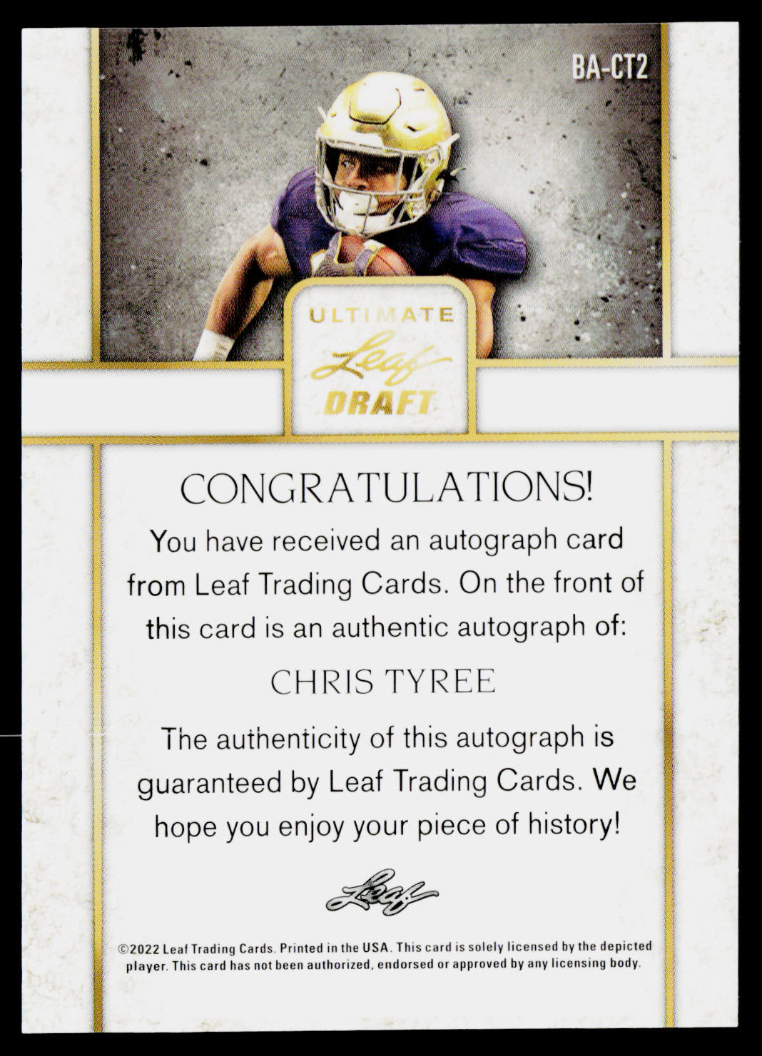 Card back