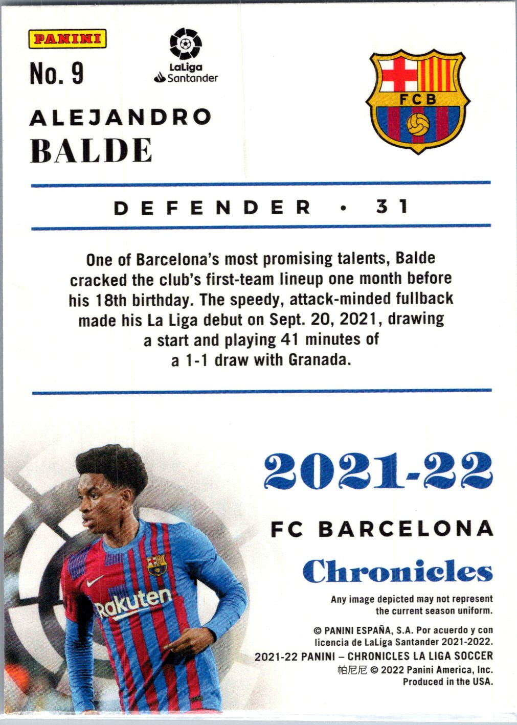 Card back