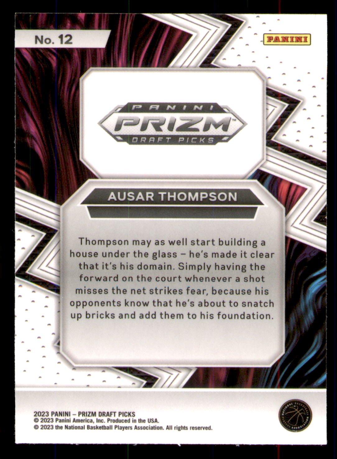 Card back