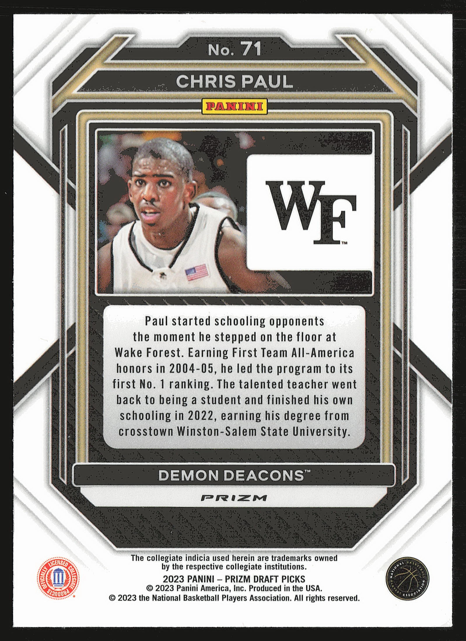 Card back