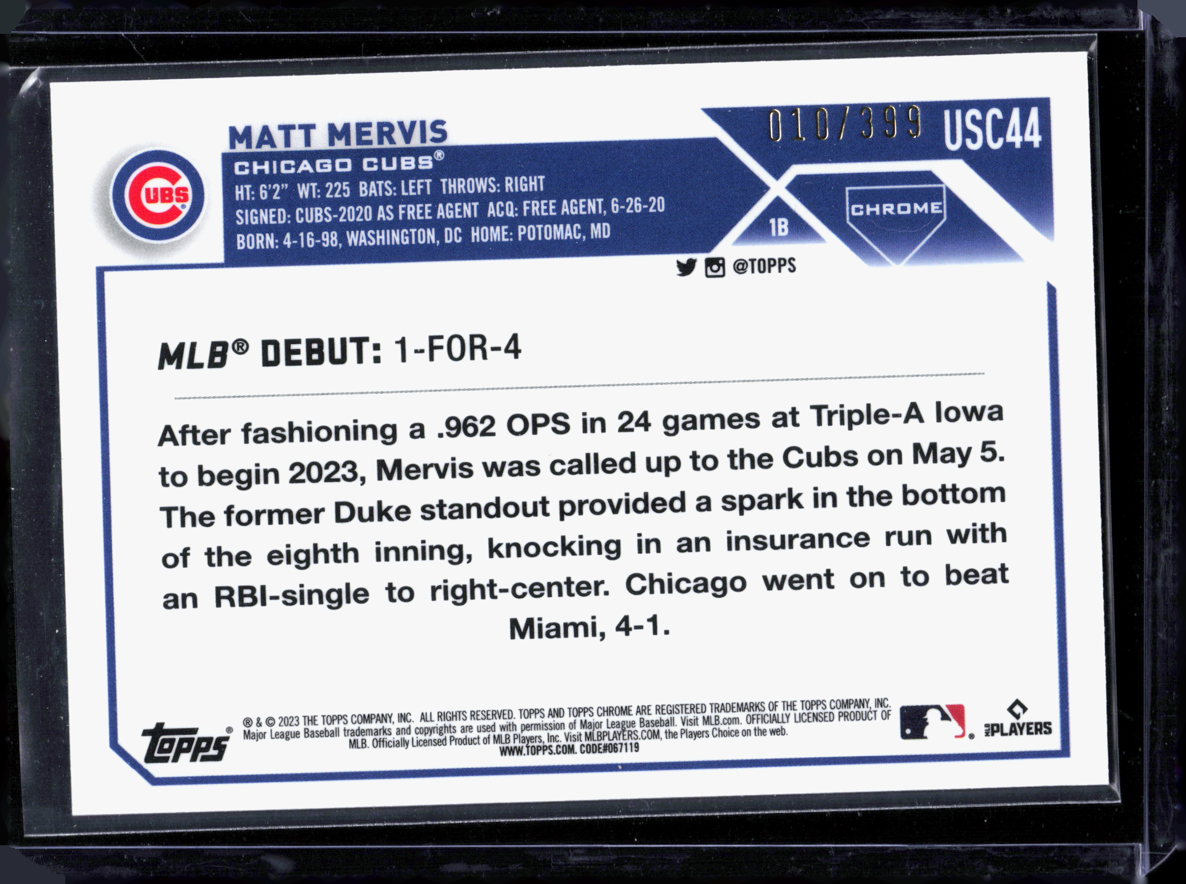 Card back