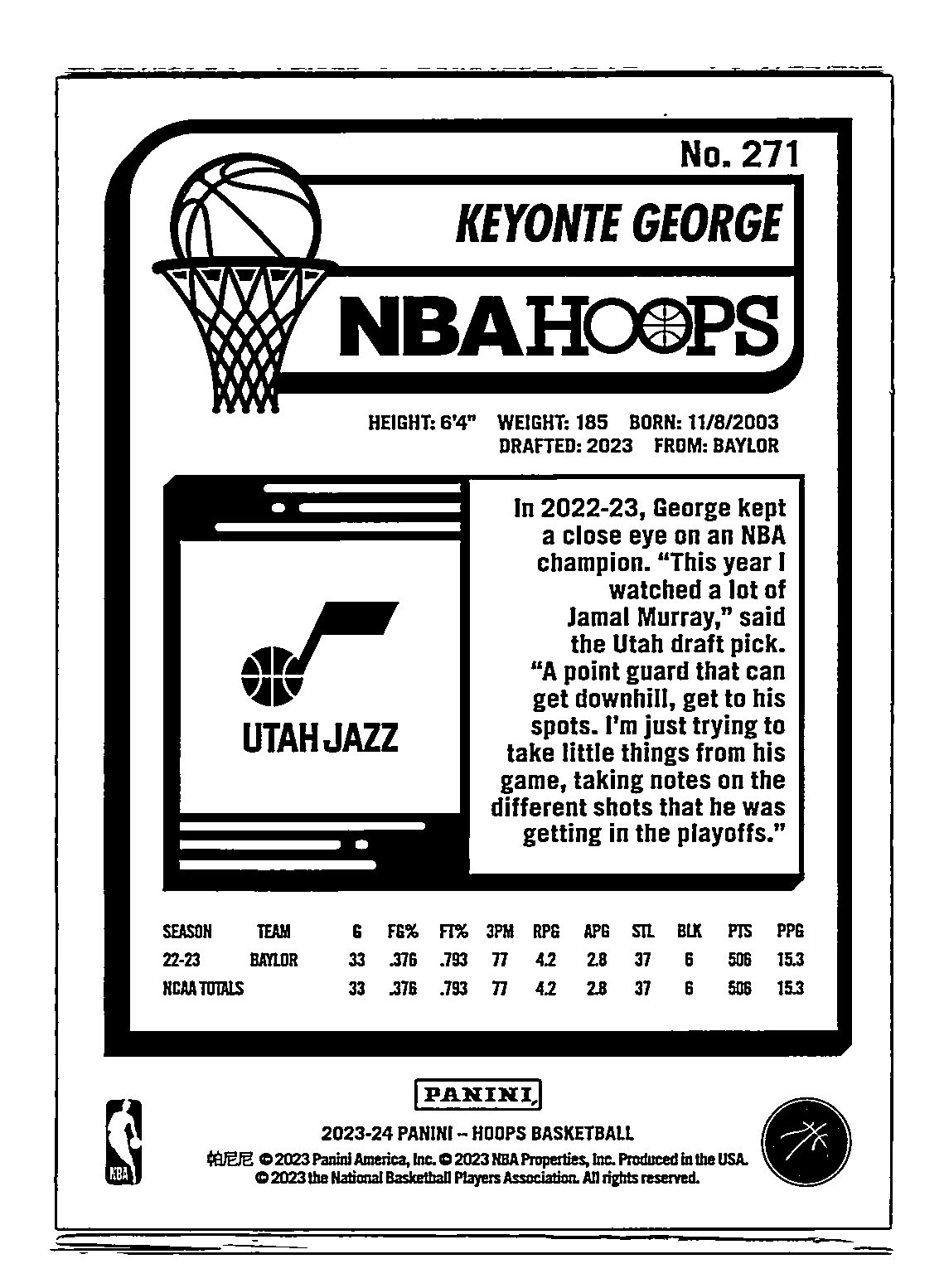 Card back