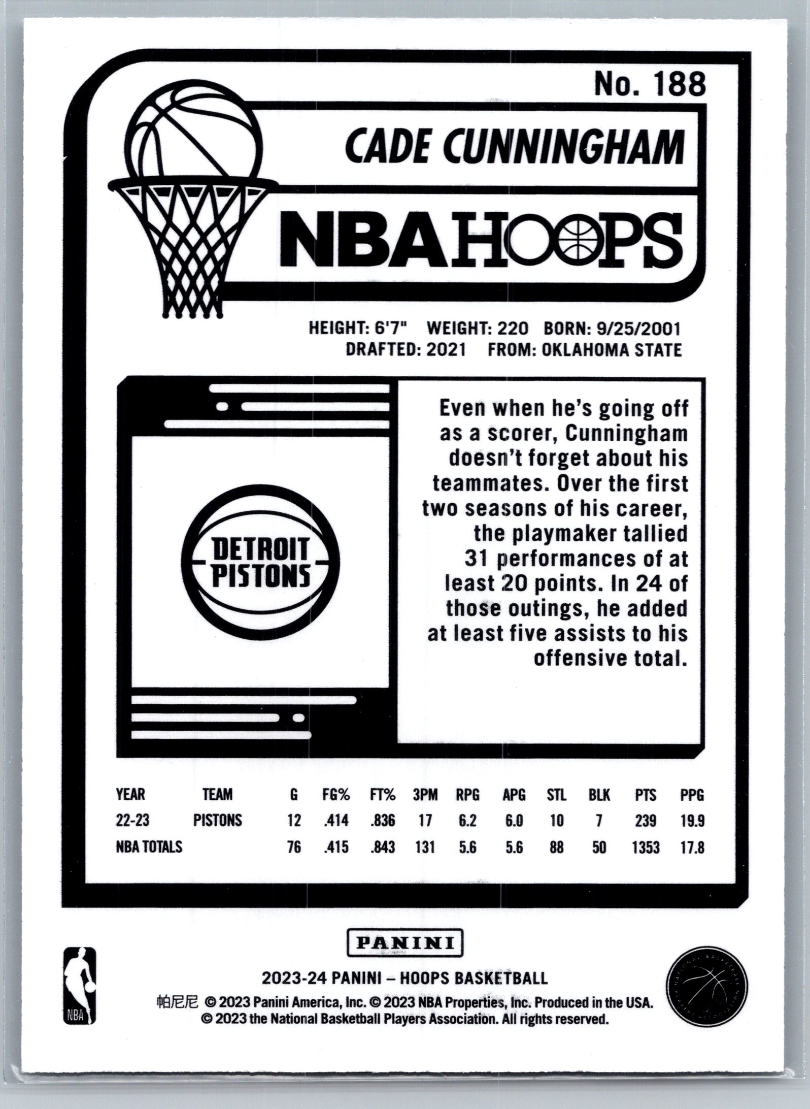 Card back