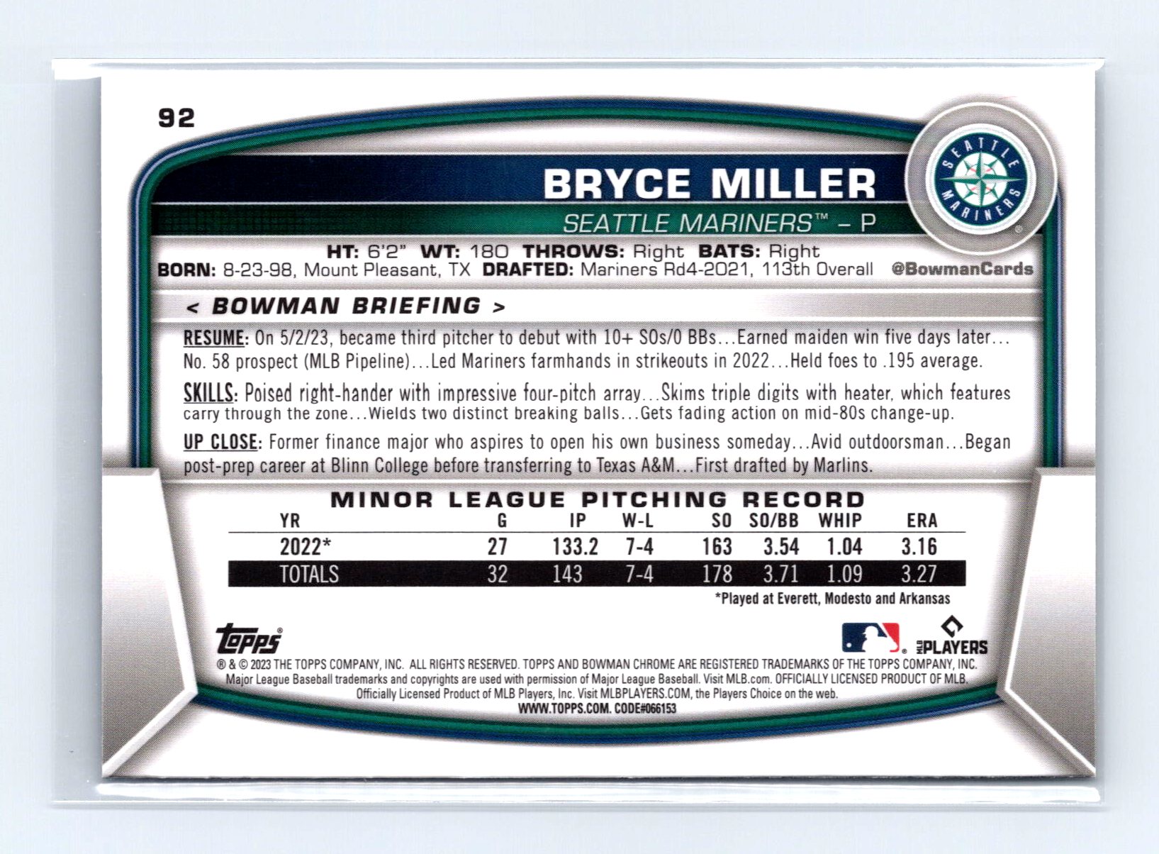 Card back