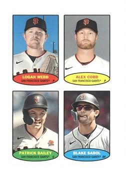 #74S-69 / 74S-70 / 74S-71 / 74S Logan Webb / Alex Cobb / Patrick Bailey / Blake Sabol
