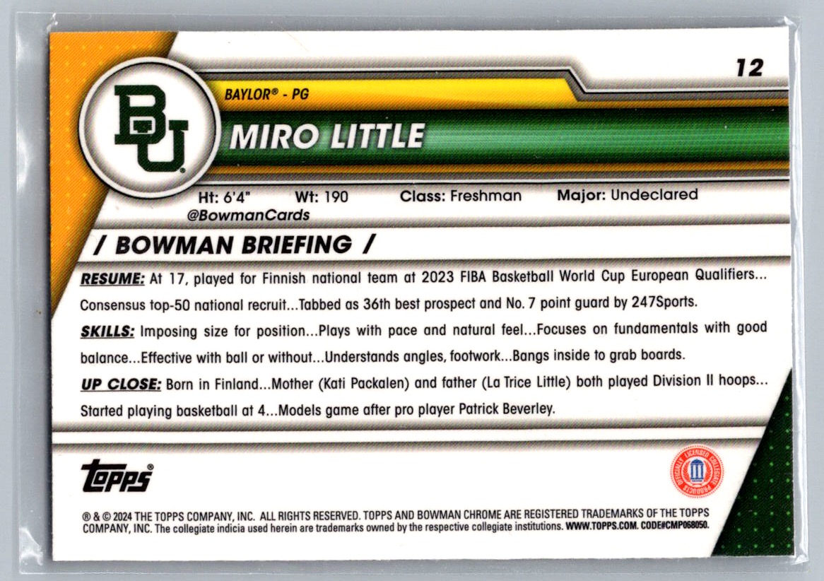 Card back