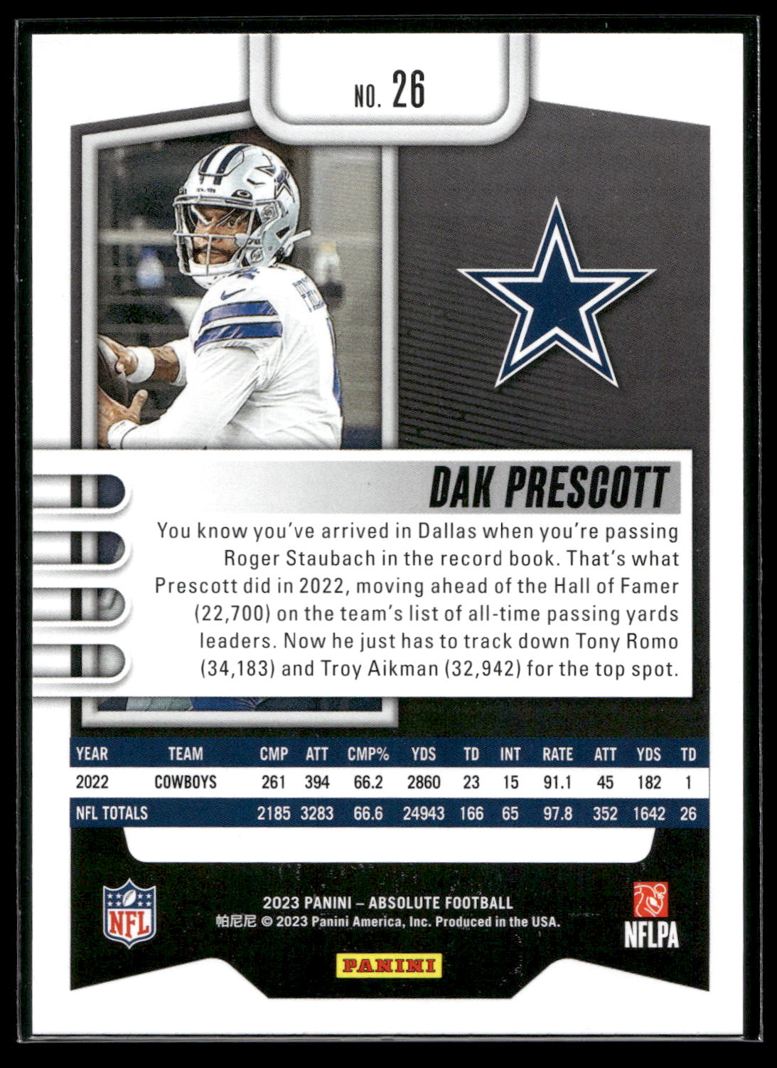 Card back