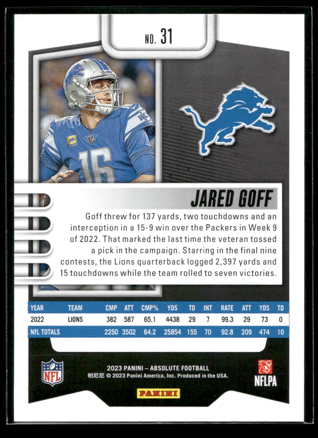 Card back