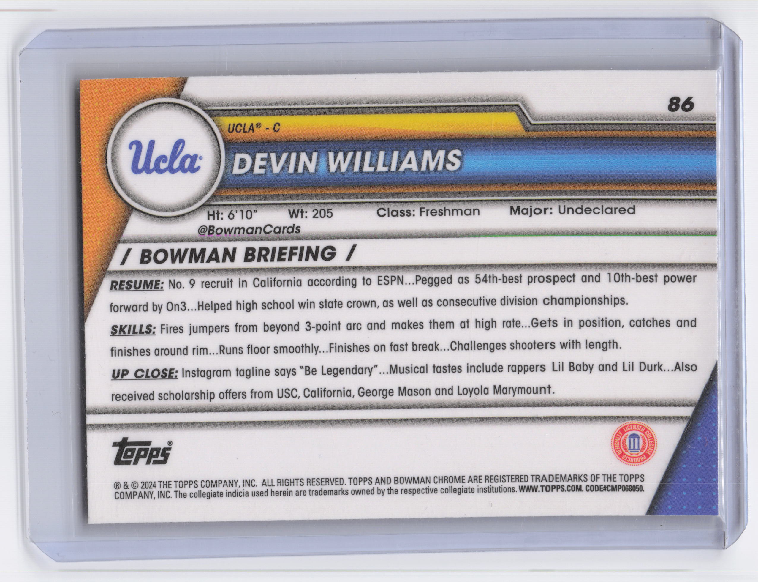 Card back