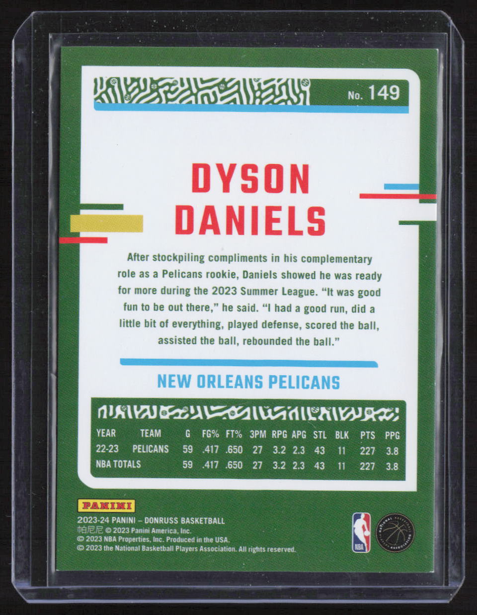 Card back