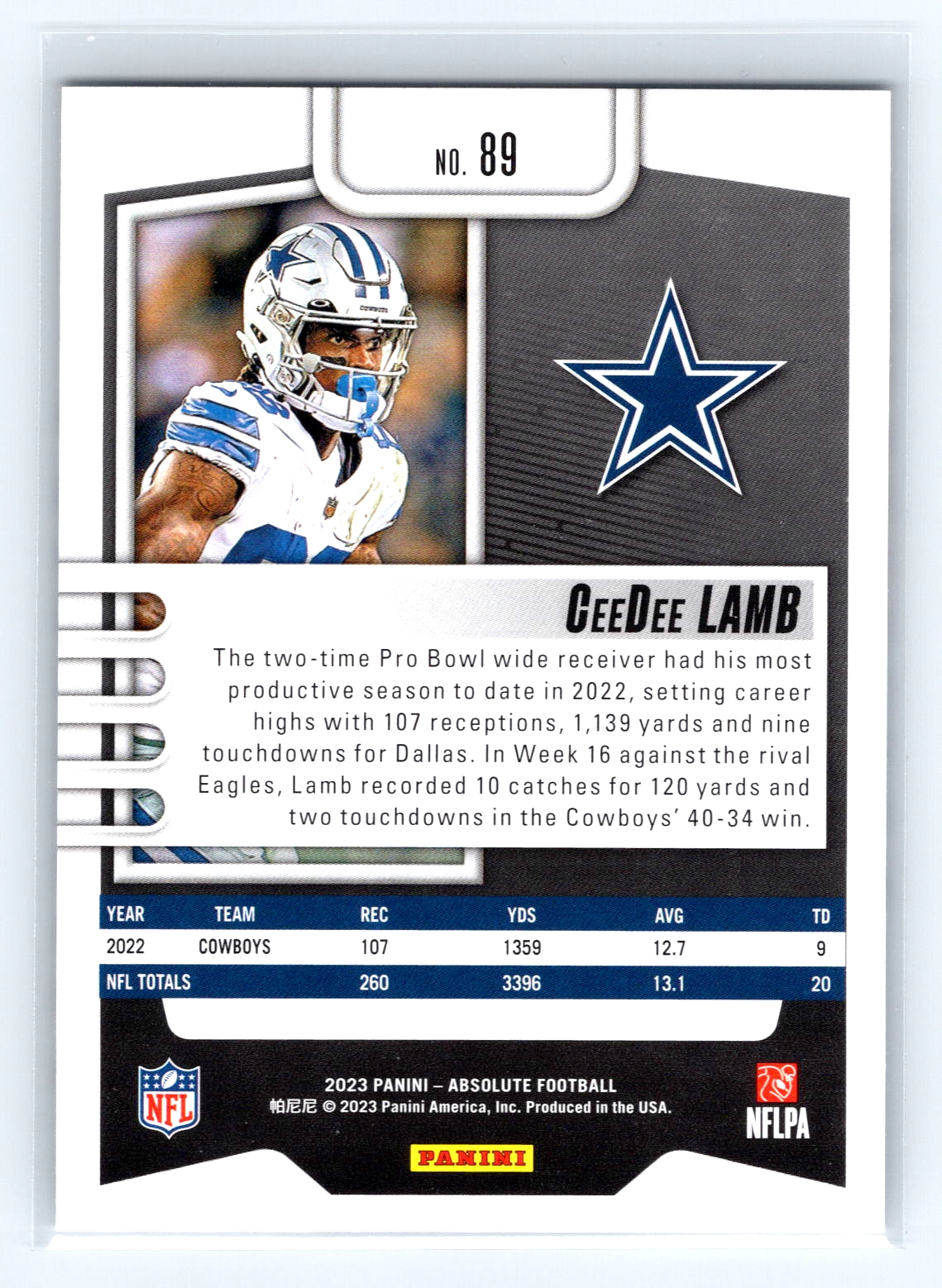 Card back