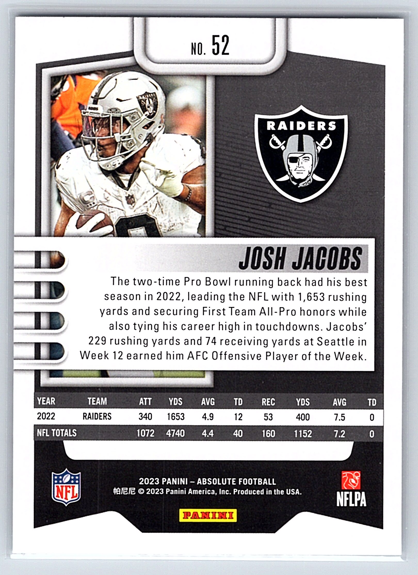 Card back