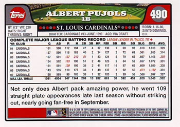 Card back