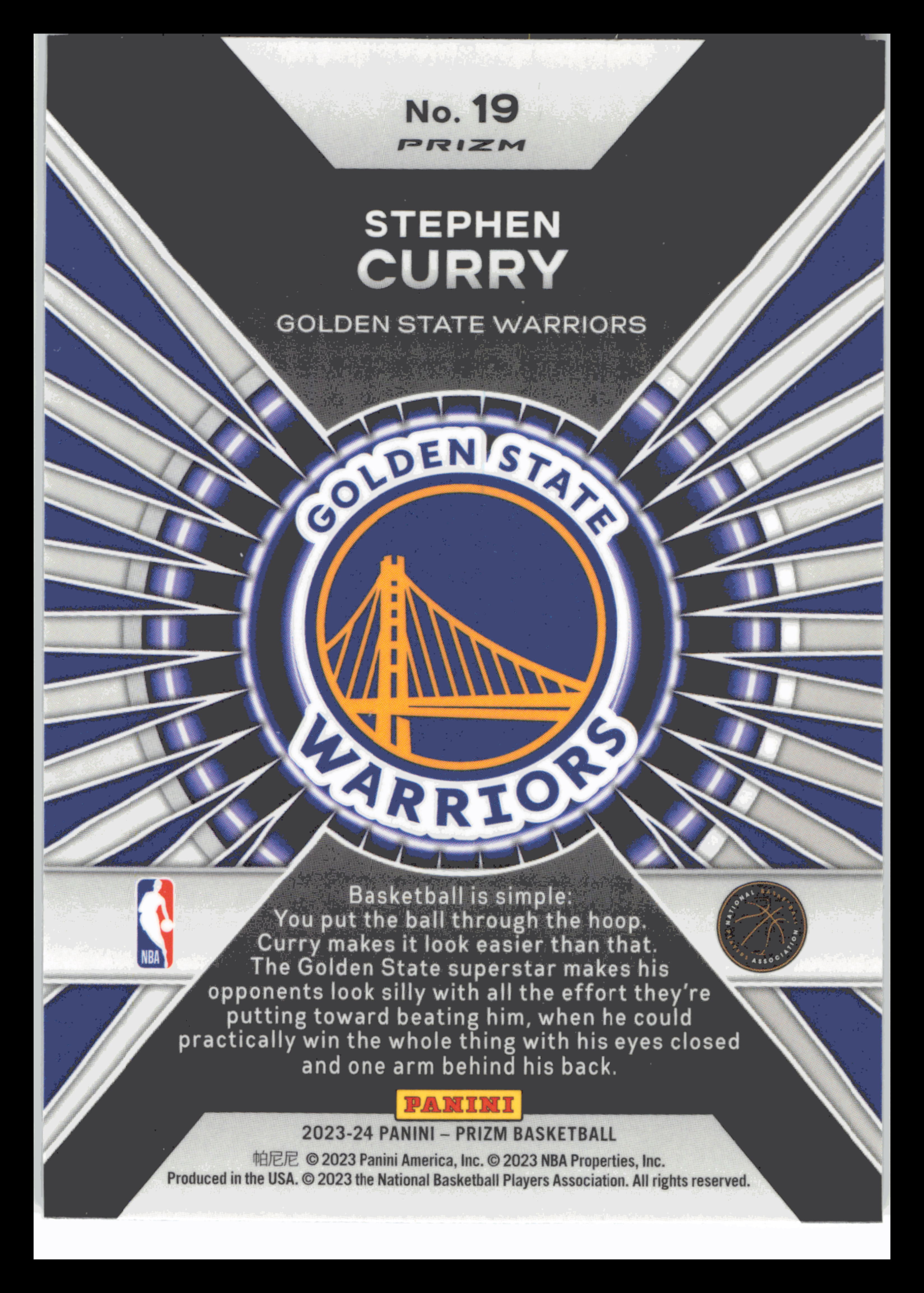 Card back