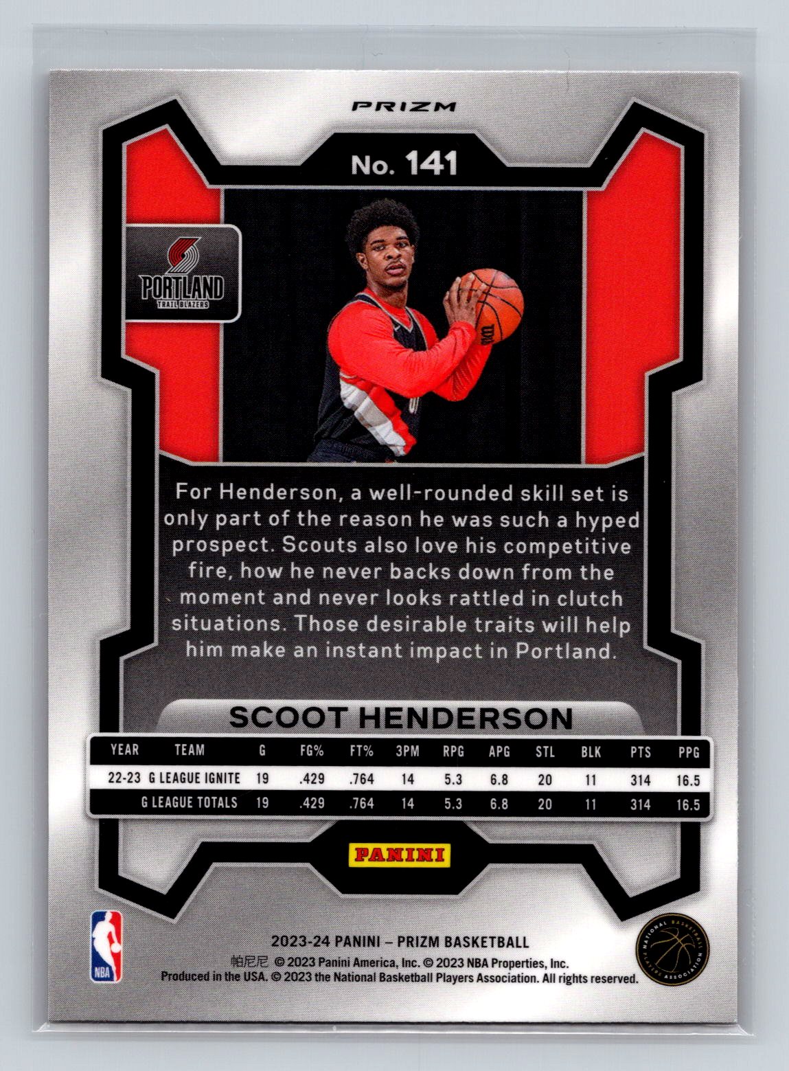 Card back