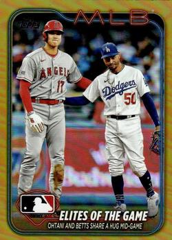 Elites of the Game: Ohtani and Betts Share a Hug Mid-Game