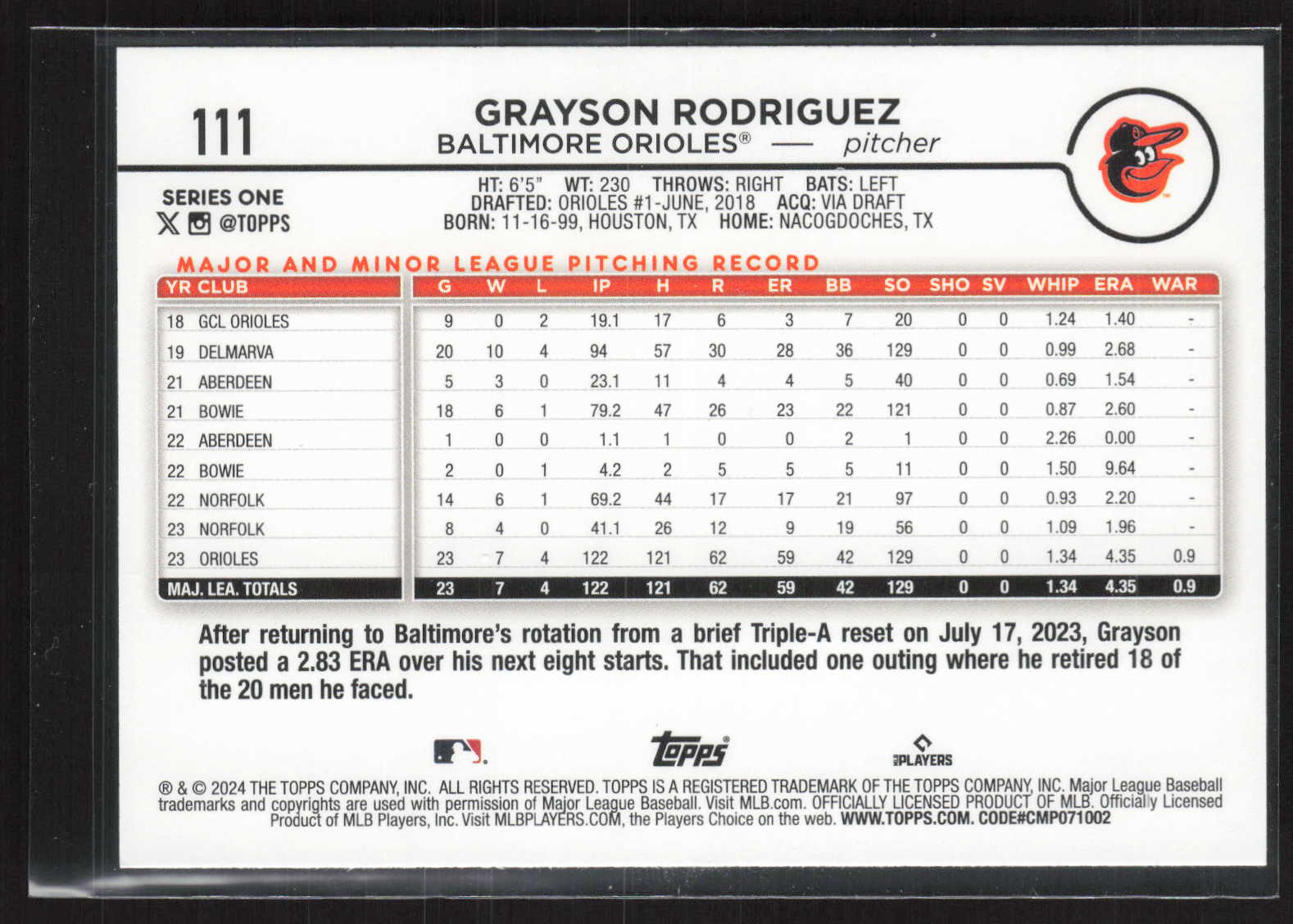 Card back