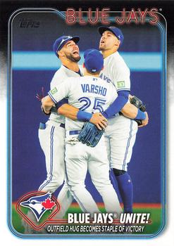Blue Jays Unite!: Outfield Hug Becomes Staple of Victory