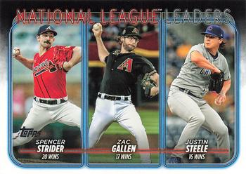 National League Leaders Wins (Spencer Strider / Zac Gallen / Justin Steele)