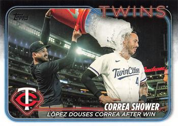Correa Shower: López Douses Correa After Win