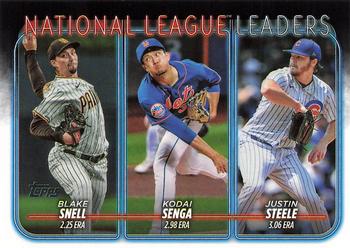 National League Leaders ERA (Blake Snell / Kodai Senga / Justin Steele)