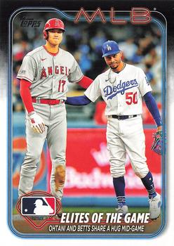 Elites of the Game: Ohtani and Betts Share a Hug Mid-Game