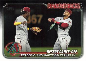 Desert Dance-Off: Perdomo and Marte Celebrate W