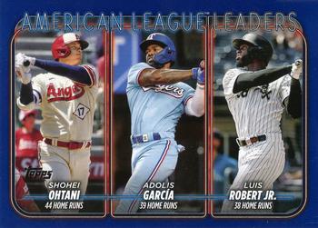 American League Leaders Home Runs (Shohei Ohtani / Adolis García / Luis Robert Jr.)