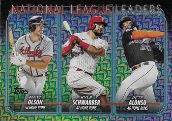 National League Leaders Home Runs (Matt Olson / Kyle Schwarber / Pete Alonso)