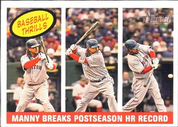 Manny Breaks Postseason HR Record