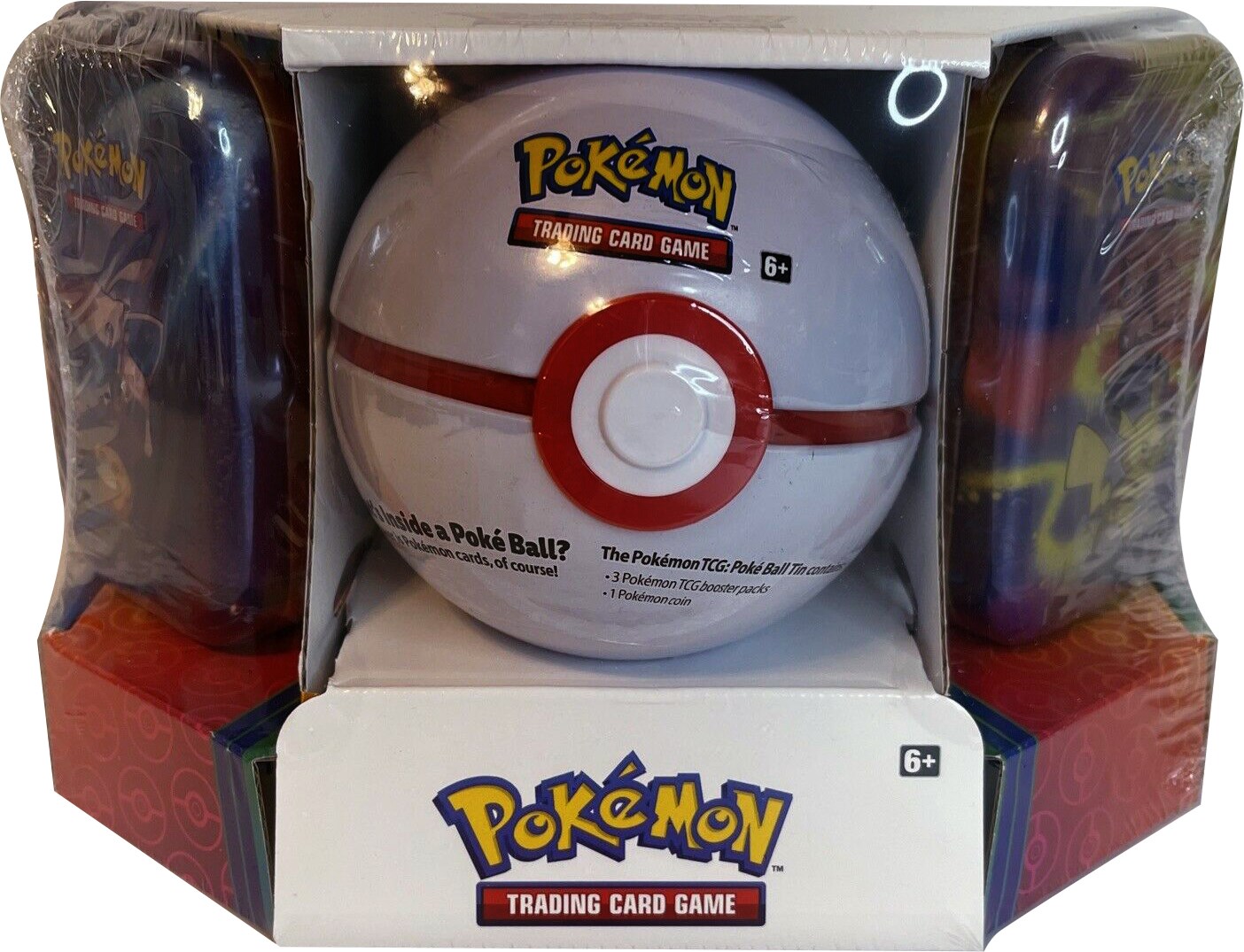 PokemonPoke Ball Tin + 2 Kanto Power Mini TinsPremier Ball